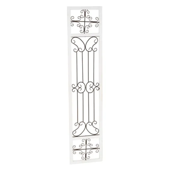 Gray Angelic Scrollwork Panel Wall Plaque-Kirkland's Home Online