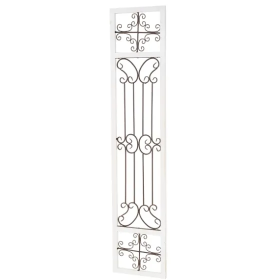 Gray Angelic Scrollwork Panel Wall Plaque-Kirkland's Home Online