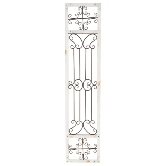 Gray Angelic Scrollwork Panel Wall Plaque-Kirkland's Home Online