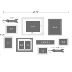 Gray Arrow 10-Pc. Gallery Wall Picture Frame Set-Kirkland's Home Best Sale