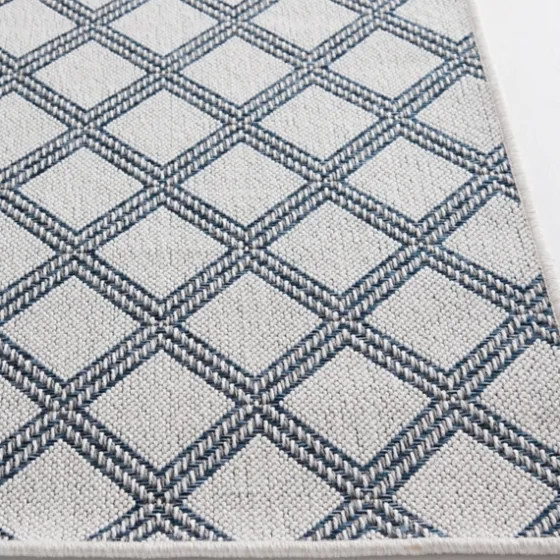 Gray Auckland Trellis Outdoor Area Rug, 6X9-Kirkland's Home Fashion