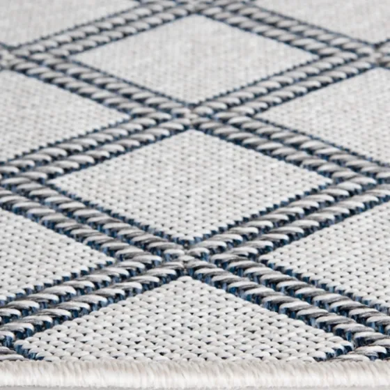 Gray Auckland Trellis Outdoor Area Rug, 6X9-Kirkland's Home Fashion
