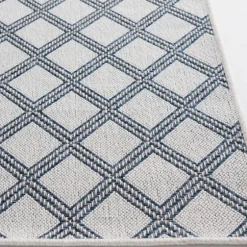 Gray Auckland Trellis Outdoor Area Rug, 5X7-Kirkland's Home Outlet