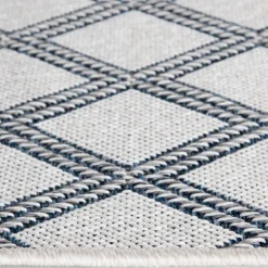 Gray Auckland Trellis Outdoor Area Rug, 5X7-Kirkland's Home Outlet