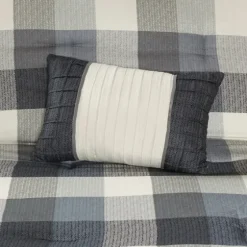 Gray Buffalo Check King 7-Pc. Comforter Set-Kirkland's Home Cheap