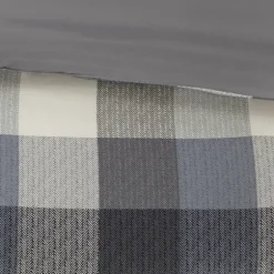 Gray Buffalo Herringbone Queen 7-Pc. Comforter Set-Kirkland's Home Store