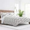 Gray Chevron Reversible 3-Pc. King Quilt Set-Kirkland's Home Online