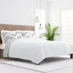 Gray Chevron Reversible 2-Pc. Twin Quilt Set-Kirkland's Home Flash Sale