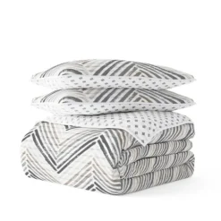 Gray Chevron Reversible 2-Pc. Twin Quilt Set-Kirkland's Home Flash Sale