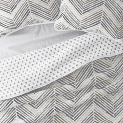 Gray Chevron Reversible 2-Pc. Twin Quilt Set-Kirkland's Home Flash Sale