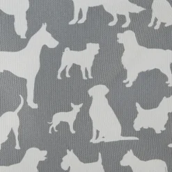 Gray Dog Show Rectangular Storage Bin, 18 In.-Kirkland's Home Store