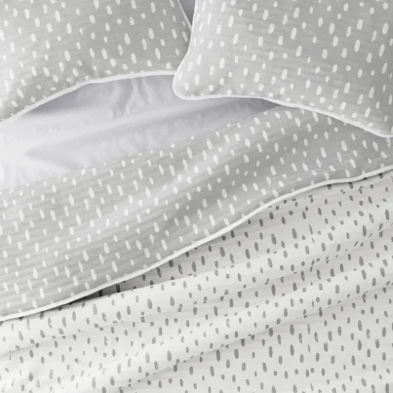 Gray Dotted Reversible 2-Pc. Twin Quilt Set-Kirkland's Home Flash Sale