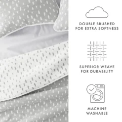 Gray Dotted Reversible 2-Pc. Twin Quilt Set-Kirkland's Home Flash Sale