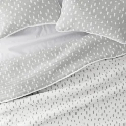 Gray Dotted Reversible 3-Pc. King Quilt Set-Kirkland's Home New