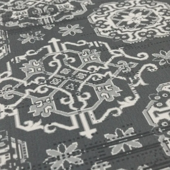 Gray Floral Cushioned Kitchen Mat-Kirkland's Home Best