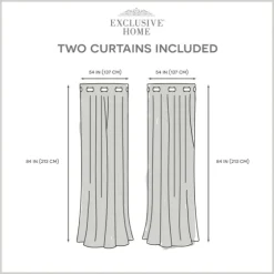 Gray Floral 2-Pc. Curtain Panel Set, 84 In.-Kirkland's Home Fashion