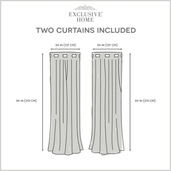 Gray Floral 2-Pc. Curtain Panel Set, 84 In.-Kirkland's Home Fashion