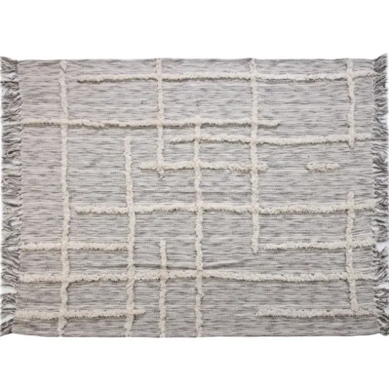 Gray Line Work Throw-Kirkland's Home Shop