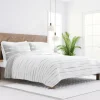 Gray Linear Reversible 3-Pc. Queen Quilt Set-Kirkland's Home Shop