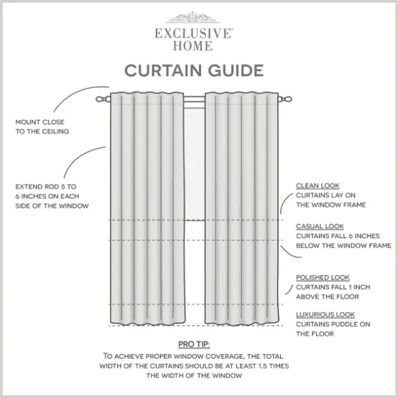 Gray Marl Blackout 2-Pc. Curtain Panel Set, 96 In.-Kirkland's Home Clearance