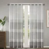 Gray Modern Stripes Curtain Panel, 95 In.-Kirkland's Home New
