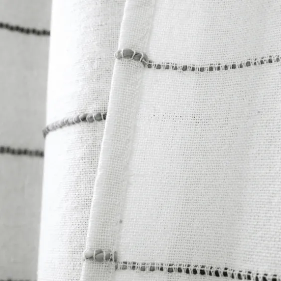 Gray Ombre Stripe Curtain Panel Set, 84 In.-Kirkland's Home Cheap
