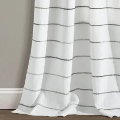 Gray Ombre Stripe Curtain Panel Set, 95 In.-Kirkland's Home Cheap