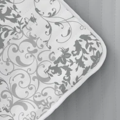 Gray Patchwork Reversible 3-Pc. Queen Quilt Set-Kirkland's Home Outlet