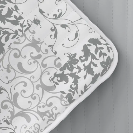 Gray Patchwork Reversible 3-Pc. Queen Quilt Set-Kirkland's Home Outlet
