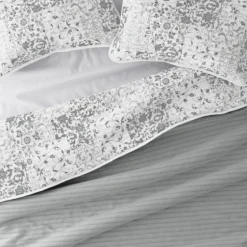 Gray Patchwork Reversible 3-Pc. Queen Quilt Set-Kirkland's Home Outlet