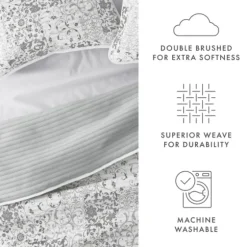 Gray Patchwork Reversible 3-Pc. Queen Quilt Set-Kirkland's Home Outlet