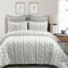 Gray Pintuck Stripe Full/Queen 5-Pc. Comforter Set-Kirkland's Home Best