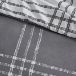 Gray Plaid Dayton 3-Pc. King Comforter Set-Kirkland's Home Best Sale