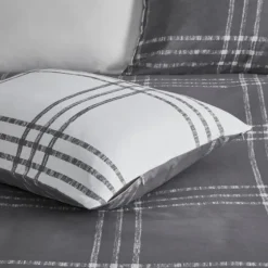 Gray Plaid Dayton 3-Pc. King Comforter Set-Kirkland's Home Best Sale