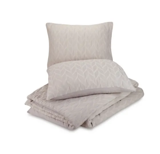 Gray Raised Chevron 3-Pc. King Duvet Set-Kirkland's Home Online