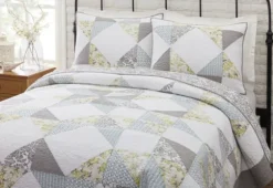 Gray Reine-Marie King 3-Pc. Quilt Set-Kirkland's Home Sale