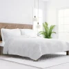 Gray Scalloped Reversible 2-Pc. Twin Quilt Set-Kirkland's Home Flash Sale
