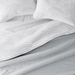 Gray Scalloped Reversible 2-Pc. Twin Quilt Set-Kirkland's Home Flash Sale
