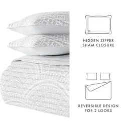 Gray Scalloped Reversible 2-Pc. Twin Quilt Set-Kirkland's Home Flash Sale
