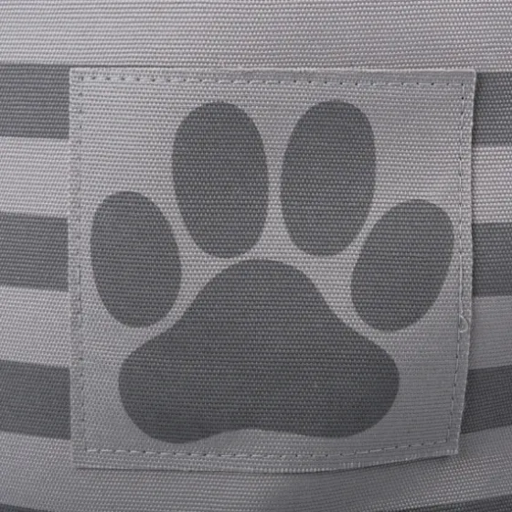 Gray Stripes And Paw Basket With Handles-Kirkland's Home Best Sale