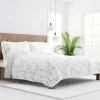 Gray Vines Reversible 3-Pc. King Quilt Set-Kirkland's Home Clearance