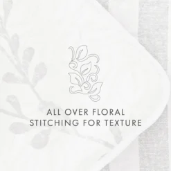 Gray Vines Reversible 3-Pc. King Quilt Set-Kirkland's Home Clearance