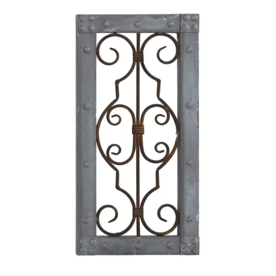 Gray Wood Traditional Scroll Wall Plaque-Kirkland's Home Discount
