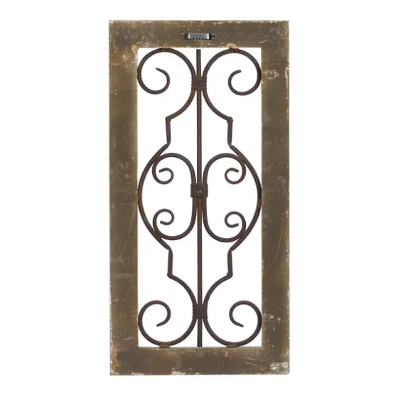 Gray Wood Traditional Scroll Wall Plaque-Kirkland's Home Discount
