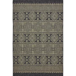 Greek Key Sun Shower Outdoor Area Rug, 7X9-Kirkland's Home Shop