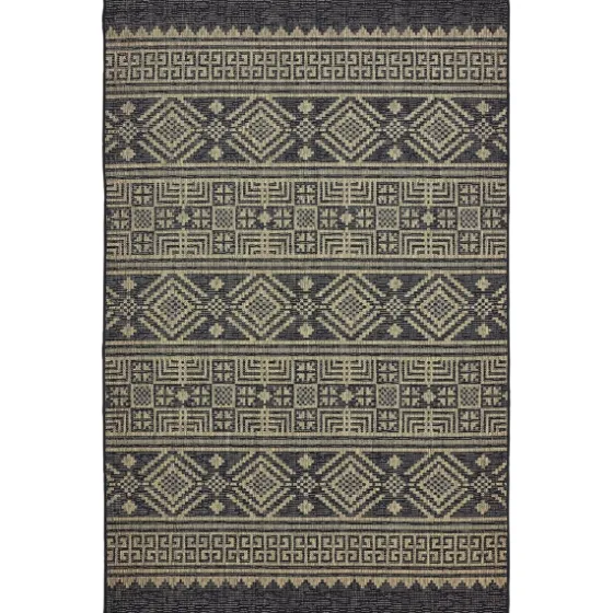 Greek Key Sun Shower Outdoor Area Rug, 7X9-Kirkland's Home Shop