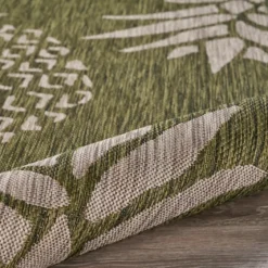Green Pineapple Outdoor Area Rug, 7X9-Kirkland's Home Cheap