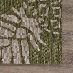 Green Pineapple Outdoor Area Rug, 7X9-Kirkland's Home Cheap