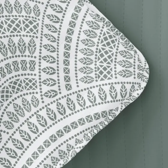 Green Scalloped Reversible 2-Pc. Twin Quilt Set-Kirkland's Home Hot