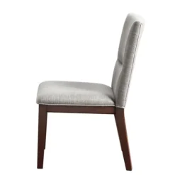 Greige And Walnut Dining Chairs, Set Of 2-Kirkland's Home Store